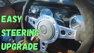 NEW steering wheel for my MG MIDGET - feels like different car!