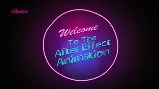 Neon Sign with Sound Effect in After Effect Project