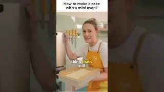 How To Make A Cake With A Mini Oven #shorts