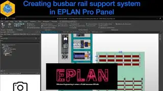 EPLAN Electric P8: Creating busbar rail support system in EPLAN Pro Panel