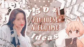 ✧˚꒰ 50+ aesthetic japanese nn nickname rp (roleplayer) || yeoja + namja ˚ˑ༄ ·