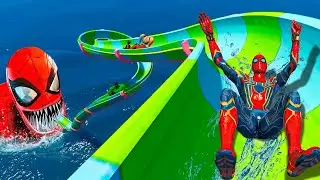 Experience the FUNNIEST Waterslide Moments in GTA 5!