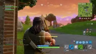 Fortnite LONG SHOT KILL WITH THE REVOLVER!!!
