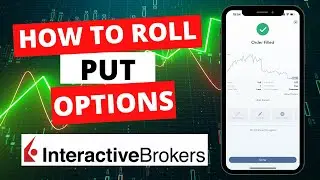 How To Roll Put Options On The IBKR Mobile App [Live Trade]