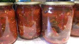 БАКЛАЖАНЫ на ЗИМУ Простой рецепт вкусной закуски