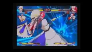 Nitro+ Blasterz - Saber basic combos