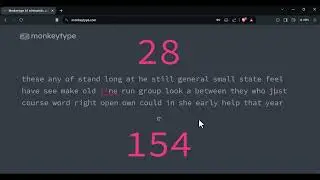 151 WPM MonkeyType 60sec | Touch Typing | ASMR Typing