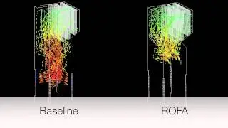 Fluid Trajectory and Temperature: Baseline v. ROFA