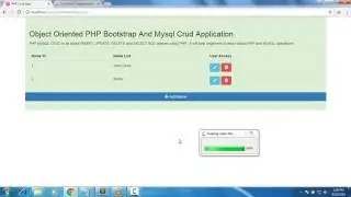Object Oriented PHP Bootstrap & Mysql CRUD Part 4