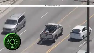 Crazy Stolen Truck Pursuit, Multiple Collisions & Wrong-Way Chaos