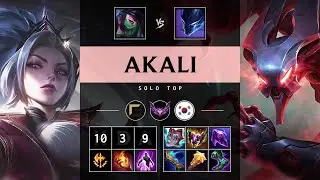 Akali Top vs Nocturne - KR Master Patch 25.10