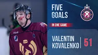 FIVE GOALS IN ONE GAME | VALENTIN KOVALENKO | HC PYUNIK
