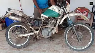 Restoration Of An Abandoned Yamaha Serow 225