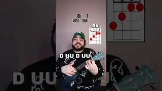 How to play Beautiful Things by Benson Boone (Ukulele Tutorial) #shorts