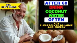 After 60, Drink Coconut Water – For Electrolyte Balance and Energy#seniorhealth #afterage60