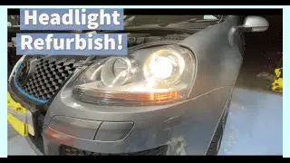 How To - Refurb Headlights - VW GOLF GTI MK5