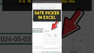 Microsoft Excel New Feature: Date Picker 