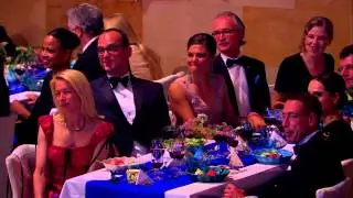Lill-Babs, Tommy Körberg, Sanna Nielsen and Per Andersson honoring Stikkan Anderson