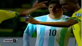 Mağlubiyeti unuttu Messi ile selfie yaptı