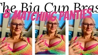 Knitwear in June ! Episode 9, The Big Cup Bras