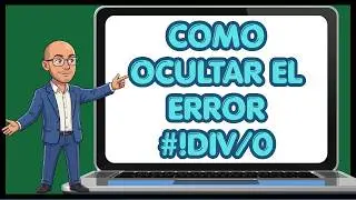 How to hide the #!DIV/0! error in an Excel table