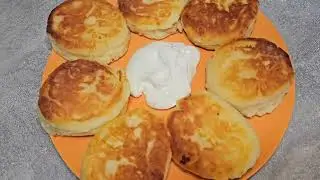 СЫРНИКИ ДОМАШНИЕ ПРОСТО ВКУСНО И  БЫСТРО