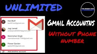 Create Unlimited Gmail Account without Phone Verification|| Unlimited Gmail 2021 ||The Spider's Tech