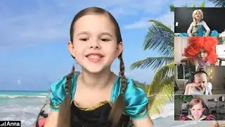 Disney Princess Zoom Call - When Disney Princesses Work From Home