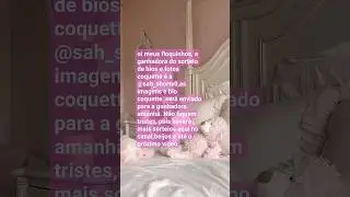 a ganhadora do sorteio de bios e fotos coquette foi....