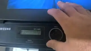 Como tirar o contador de páginas da impressora Samsung SCX-4600/SCX-4623