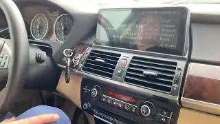 Замена радиатора кондиционера BMW X5 E70.