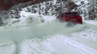 RS6 Power on snow with (7xxhp)!! What a Beast!!