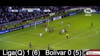 Liga de Quito 1 (6) Bolívar 0 (5) Copa Sudamericana 2017 [Resumen GOLES y Penales]