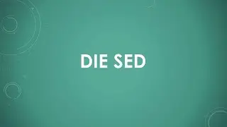 The SED explained simply and briefly