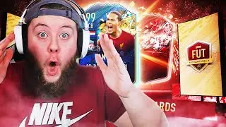99 TOTS VAN DIJK IN A PACK! ULTIMATE TOTS FUT CHAMPS REWARDS! 