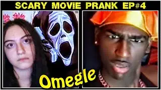Omegle but it's Scary Movie Ep4 Scream Ghostface HACKER Prank