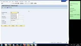 SAP ABAP Video Lesson 3.2: How to create Tables