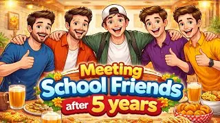 Met school friends after 5years and took a vow to meet after 10years | #sanasnap #friends