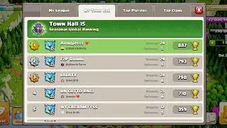 TOP 1 GLOBAL RANKING TOWNHALL 15