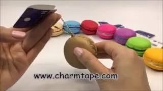 Cafe de N Chocolate macaron squishy charm kawaii