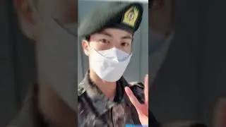 Jin new pictures release from military 🥺 (He looks happy 🥺)