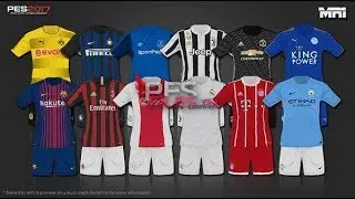 PES 2017 Season 2017-18 Kit Pack v1.5