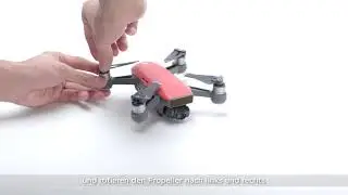 DJI Spark Einführungsvideo | Installation der faltbaren Schnellverschlusspropeller