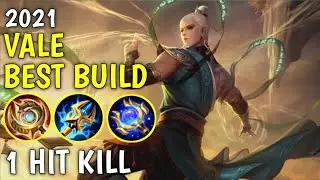 VALE BEST BUILD 2021 | TOP 1 GLOBAL VALE BUILD GUIDE | VALE SAORING DEVATA GAMEPLAY - MLBB