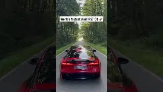 Worlds fastest AUDI RS7 C8 1100hp crazy launch | 
