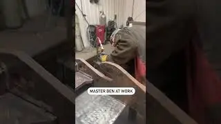 Master Ben at work laying down those welds #shorts #fabrication