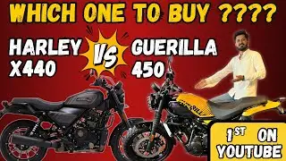 Comparision of Harley x440 & Royal enfield Guerrilla 450