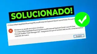 Fixes the 'Windows cannot find the file' error