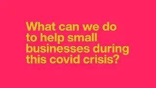How can the creative community help small businesses?