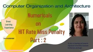 Numericals on Hit Rate Miss Penalty Part: 2